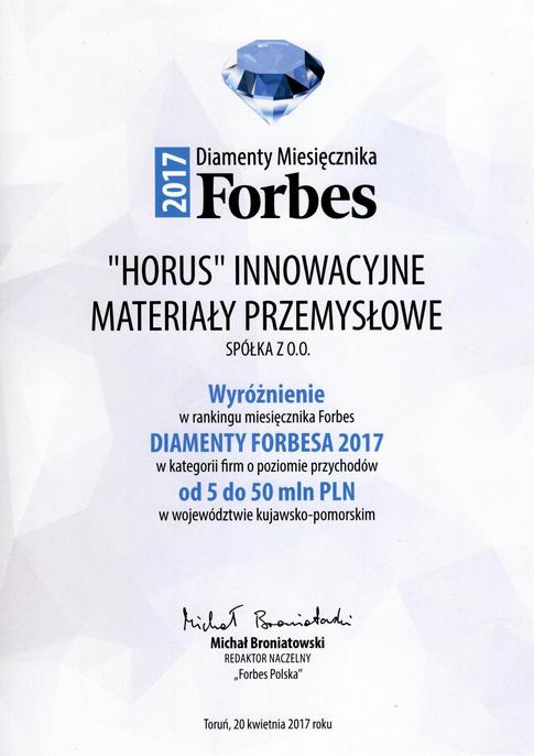 Certyfikat Diamentów Forbesa