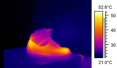 Ciepłochronność obuwia z Thinsulate pod termowizją