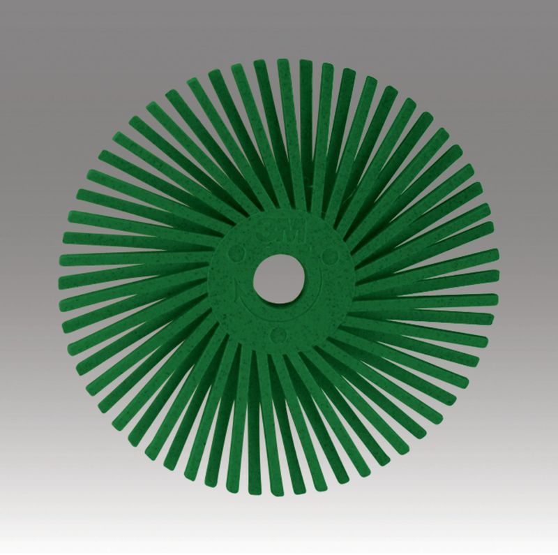 Dysk szczotkowy typu Bristle Scotch-Brite™ RD-ZB, 25 mm x 3.18 mm, P50, zielona, Typ C