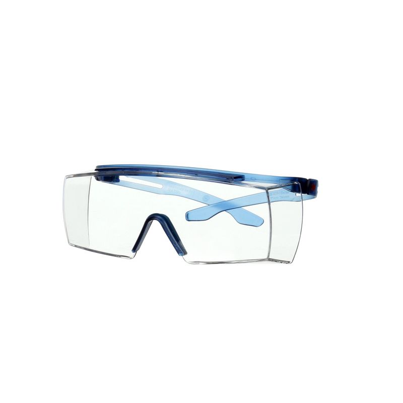 3M™ SecureFit™ 3700 Okulary ochronne nakładkowe, niebieskie zauszniki, powłoka odporna na zarysowanie/zaparowanie Scotchgard™ (K i N), przezroczyste soczewki, SF3701SGAF-BLU-EU, 20 szt./opakowanie