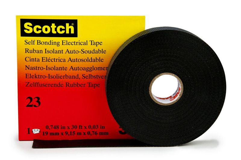 Scotch® 23 Taśma elektroizolacyjna samospajalna, 19 mm x 4m