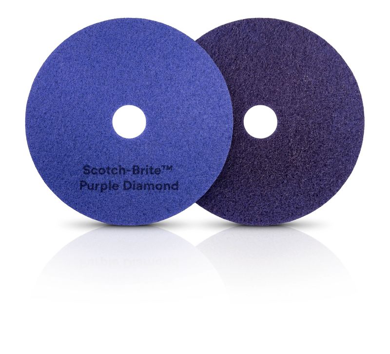 Scotch-Brite™ Purpurowy pad diamentowy, 355 mm, 5 szt./opak.