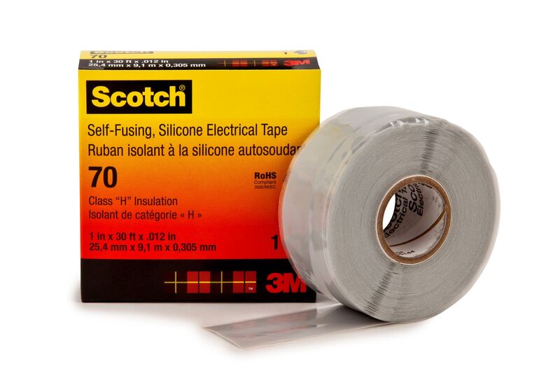 Taśma izolacyjna silikonowa Scotch® 70, samospajalna, 25mm x 9m