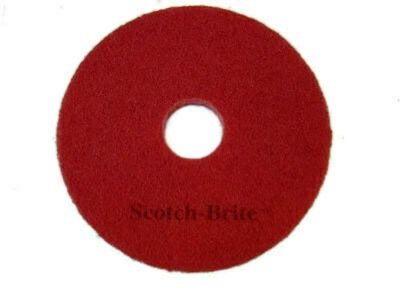 Scotch-Brite™ Pad podłogowy linia premium, czerwony, 330 mm, 5 szt./opak.