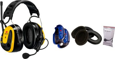 3M MRX21A3WS6-ACK Peltor WS Alert XPI Ochronniki słuchu z radiem, niebieskie