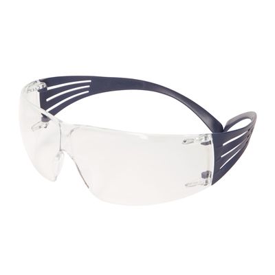 3M™ SecureFit™ 200 Okulary ochronne, niebieskie oprawki, powłoka odporna na zaparowanie/zarysowanie Scotchgard™ (K i N), przezroczyste soczewki, SF201SGAF-BLU-EU, 20 szt./opakowanie