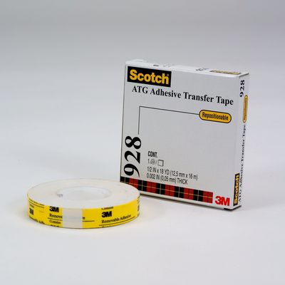 Błona klejowa Scotch® ATG 928, biała, 12 mm x 32 m